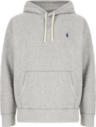 Polo Ralph Lauren Stijlvolle Sweatshirts voor Mannen - Heren - Hoodies - Grijs - S - Katoen - Hoodies & sweatvesten