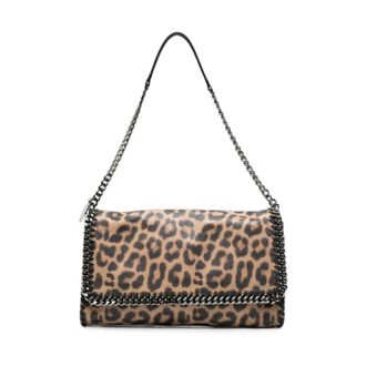 Stella McCartney Falabella Fold-Over Tote - Dames - Tassen - Bruin - Maat: ONE Size Poliester