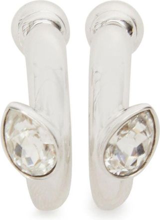 Swarovski Set di 3 orecchini a cerchio Dextera - Bianco