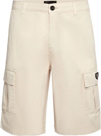 Philipp Plein Cargo Shorts - Heren - Korte Broeken - Beige - L - Katoen - Korte Broeken