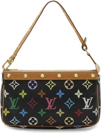 Louis Vuitton Pre-owned Monogram Pochette Accessoires Clutch - Dames - Vintage Schoudertas - Veelkleurig - ONE Size - Vintage