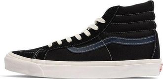 Vans SK8-HI LX Suede Canvas Black Dress Blue VN0A45JLVQP