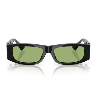 Versace Black 0VE4476U Medusa Glam Acetate Rectangular Sunglasses