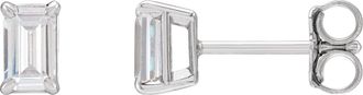 Diamond2Deal 14K Gold 3/4ct Lab-Grown Diamond Earrings Clarity SI, Color G-H