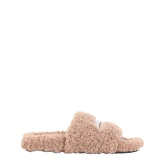 Balenciaga Furry Slide - Shoes - Mujer - Beige - 38 EU