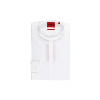 HUGO BOSS Overhemden > Casual Overhemden - Heren - Casual Overhemden - Wit - 4XL - Overhemden