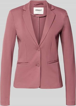 Only Taillierter Kurzblazer aus Viskose-Mix Modell POPTRASH in Mauve, Gr&ouml;&szlig;e XL
