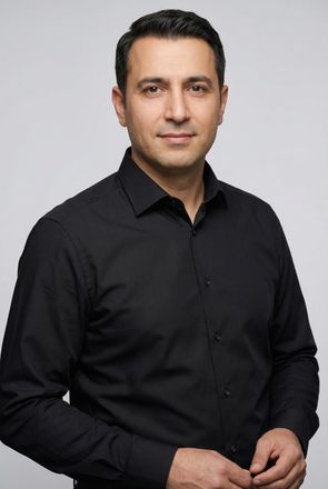 Olymp Businesshemd OLYMP Level Five body fit, Herren, Gr. 37, N-Gr, schwarz, Web, Obermaterial: 97% Baumwolle, 3% Elastolefin, 2-Knopf-Manschette, Hemden Bu