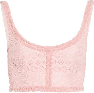 Giambattista Valli Top con paillettes - Rosa
