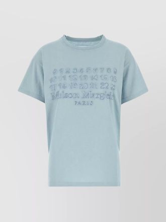 Maison Margiela cotton logo-embroidered short-sleeve t-shirt