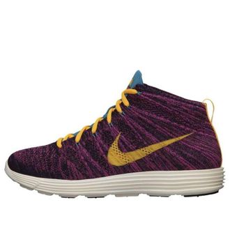 Nike Lunar Flyknit Chukka Grand Purple Laser Orange 554969-085