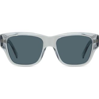 Givenchy City 53mm Geometric Sunglasses in Grey/Other /Blue at Nordstrom