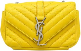 Saint Laurent Pre-owned Saint Laurent Baby Chevron Calfskin Monogram Classic Chain Bag Ladies 569HMB3XWHLG0MFN