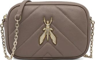 Patrizia Pepe Crossbodytas met patch - Bruin