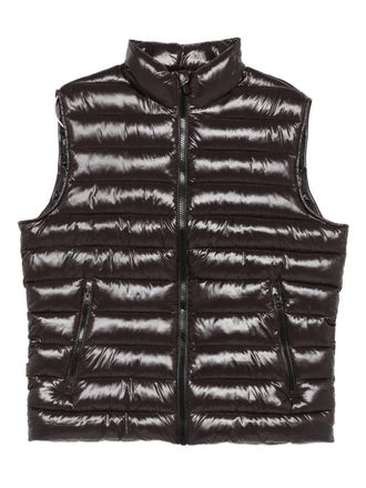 Save The Duck Gil Black Zip-Up Padded Vest