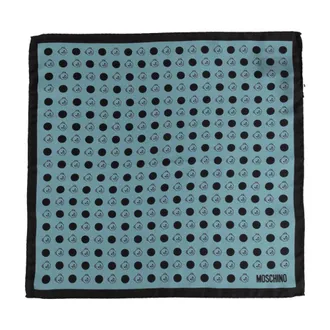 Moschino Heren, Accessoires, Blauw, Maat: ONE Size Zijde