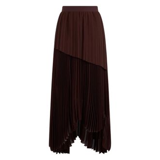 Fabiana Filippi Maxi Skirts, female, Brown, Size: 2XS Long Elegant Skirt