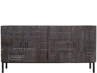 Giner&Colomer Massives Design Sideboard Jeroglifico, 4-t&uuml;rig - 180 x 85 cm