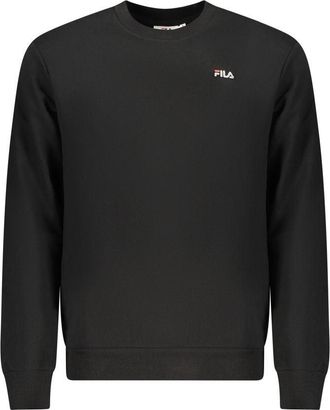 Fila Zwarte Organische Katoenen Heren Sweatshirt