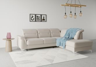 Sit&more Ecksofa &raquo;Sinatra L-Form&laquo; mit Ottomane, optional mit Kopfteilverstellung und Armteilfunktion