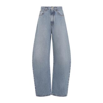 Alaia Dames, Jeans, Blauw, Maat: XS Katoen
