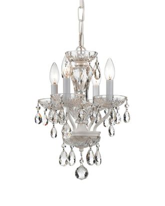 Crystorama Traditional Crystal 4-Light Mini Chandelier