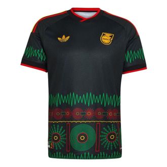 adidas Jamaica 2026 x Bob Marley Away Jersey Asia Sizing Black KD0957