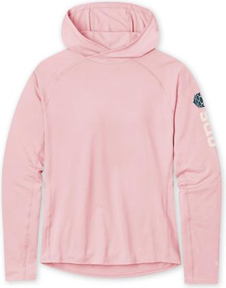 Stio | Womens Hylas Hooded Pullover, Size Extra Extra Small in Rustic Rose