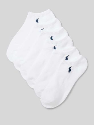 Polo Ralph Lauren Sneakersocken mit Label-Detail im 6er-Pack in Weiss, Gr&ouml;&szlig;e 1