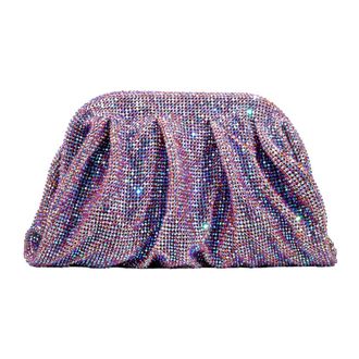 Benedetta Bruzziches Tassen, Dames, Paars, ONE Size, Satijn, Venus La Petite Bag - Casino Royale