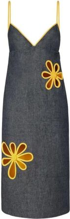 Fendi Dames, Jurken, Grijs, Maat: 2XS