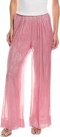 Forte_Forte Forte_Forte Metallic Silk-Blend Pant