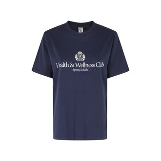 Sporty & Rich Logo-print T-shirt