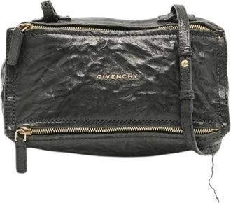 Givenchy Pre-owned Leren Crossbodytas - Dames - Vintage Schoudertas - Zwart - ONE Size - Leer - Vintage