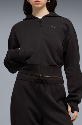 Puma TECH Sense Zip Hoodie in Puma Black at Nordstrom, Size X-Small