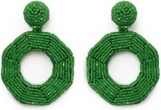 Maliparmi Earrings, female, Green, Size: ONE SIZE Summer Beads Earrings