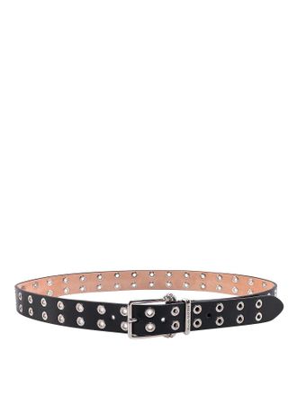 Alexander McQueen Leather Belt-Uomo