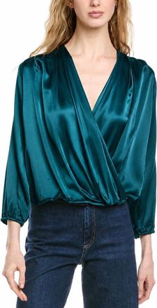 Michael Stars Vita Surplice Top In Rainforest