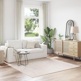 vidaXL Tappeto Crema 200 x 200 cm Polipropilene - Vidaxl