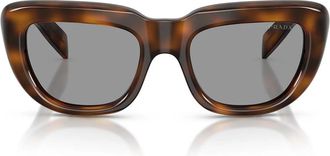 Prada Sunglasses Prd07 S 20 D50 Q Juniper Tortoise/Gray Women
