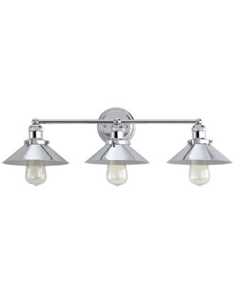 Jonathan Y Designs Jonathan Y Designs 3-Light June Chrome Vanity Light