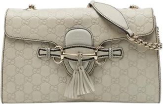 Gucci Pre-owned Emily Borsa a Spalla - - Pre-owned - Donna - Beige - ONE SIZE