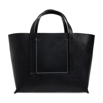 Rick Owens Tote Bags, unisex, Black, Size: ONE SIZE Shopper Mini