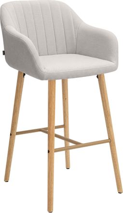 Clp Taburete Ando De Tela Beige