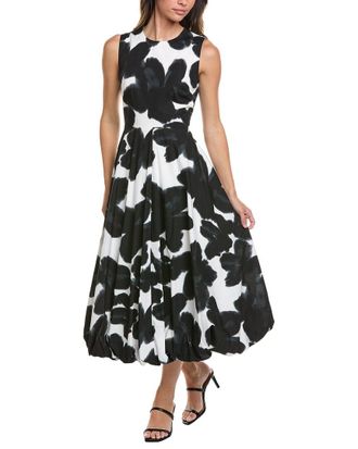 Kenneth Cole Bubble Hem Midi Dress