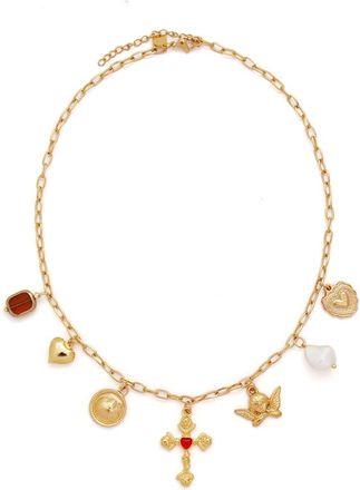 Petit Moments Nirvana Charm Necklace in Gold at Nordstrom