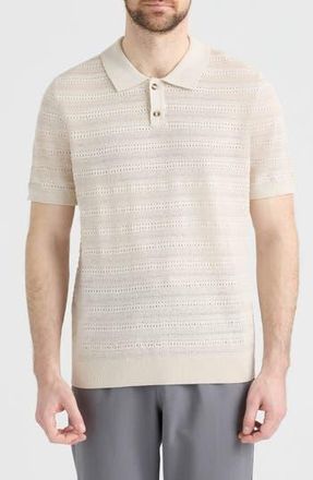 Hunter Portier Polo Sweater in Pumice Stone at Nordstrom Rack, Size X-Large