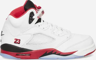 Nike Jordan Air Jordan 5 (GS) Sneakers Fire Red Black Tongue