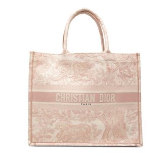 Dior Pink Canvas Tote Bag (Pre-Owned)