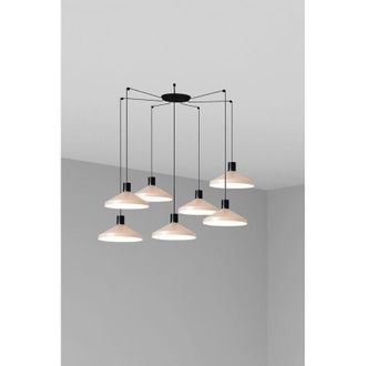 Faro Barcelona Faro Kombo - L&aacute;mpara De Techo Colgante Cluster Beige, E27